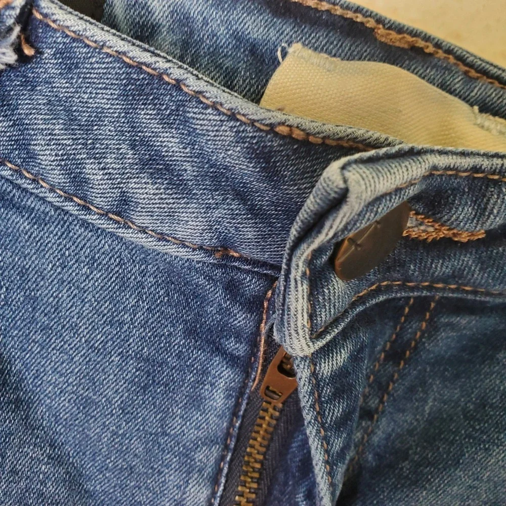 By Habitual Girls Stretch Denim Split Seam Hem Bootcut Flare Jeans Tween Size 16